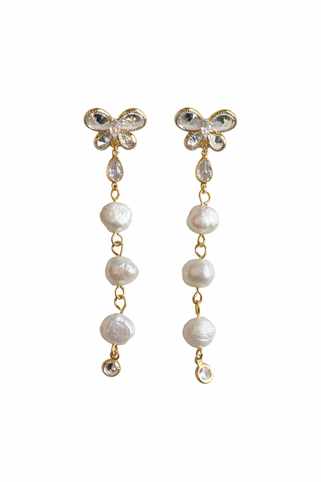 Butterfly Crystal Earrings