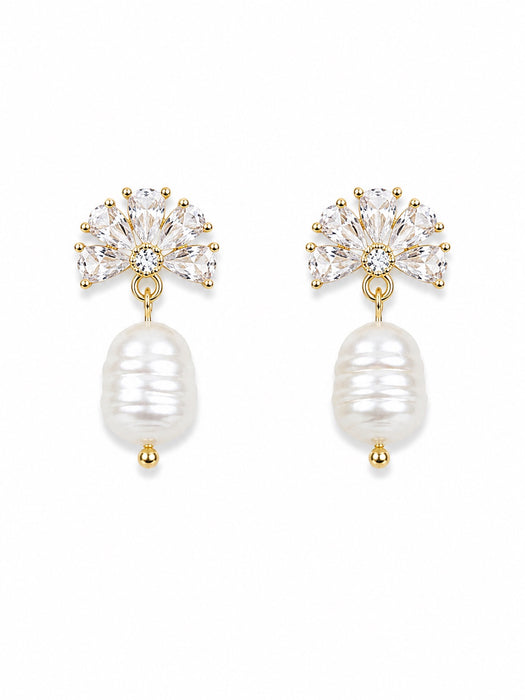 Aurora Pearl Bloom Earrings