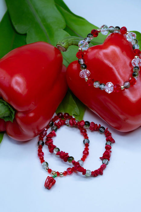 Bell Pepper Charm Bracelet