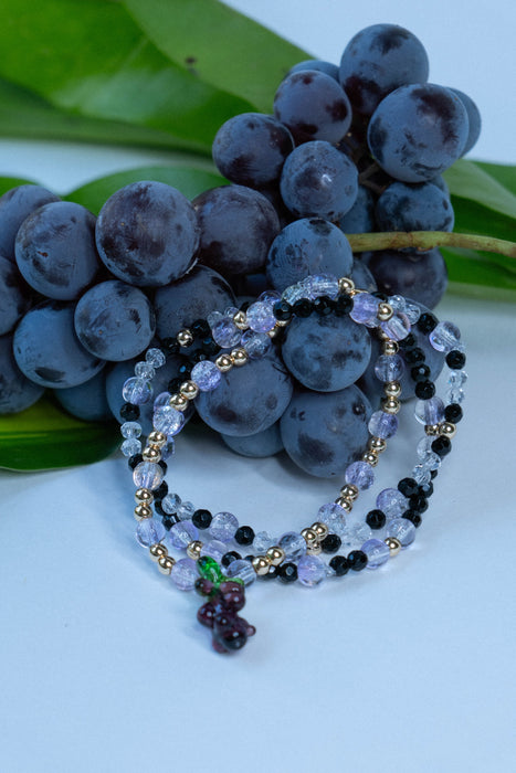 Grape Charm Bracelet