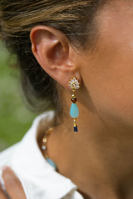 Azure Depth Earings