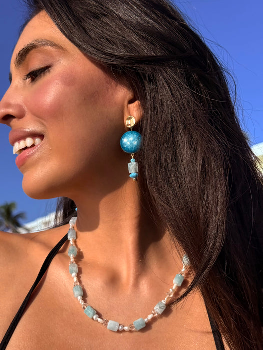 Ocean Tide Statement Earrings