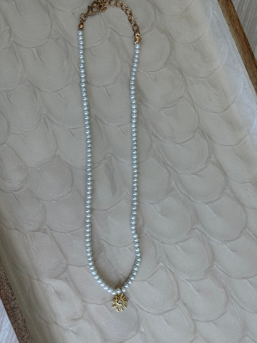 Golden Coast Sun Necklace