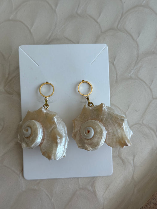Ocean Whisper Shell Earrings