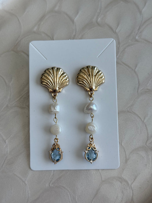 Amalfi Shell Drop Earrings