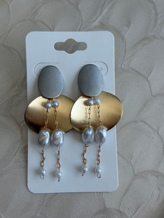 Modern Harmony Statement Earrings