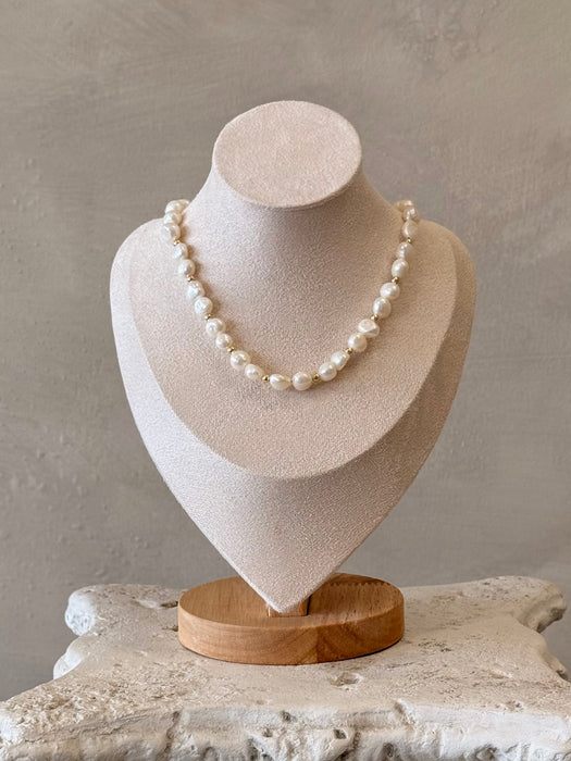The Charlotte Freshwater Pearl Necklace | Handmade Classic Bridal Necklace