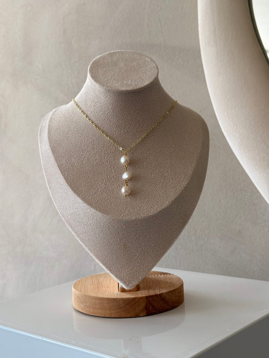 The Juliet Pearl Drop Necklace | Handmade Freshwater Pearl Bridal Necklace