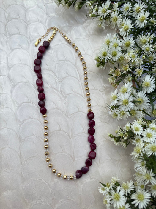 Wine Radiance Necklace