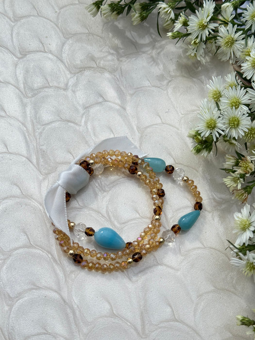 Azure Depth Bracelet Set