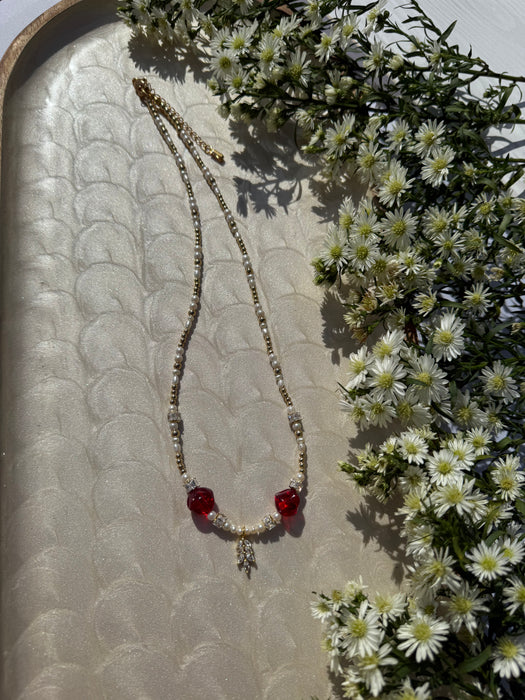 Holiday Pearl Necklace