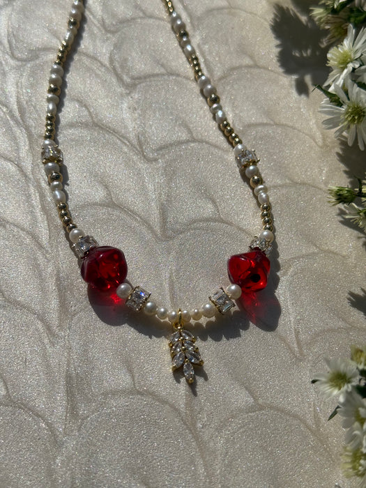 Holiday Pearl Necklace