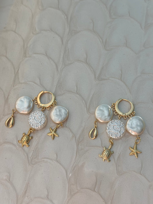 Refined Pearl Statement Earrings