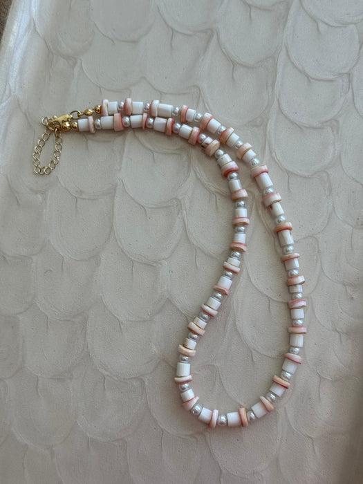 Blush Seashell Necklace