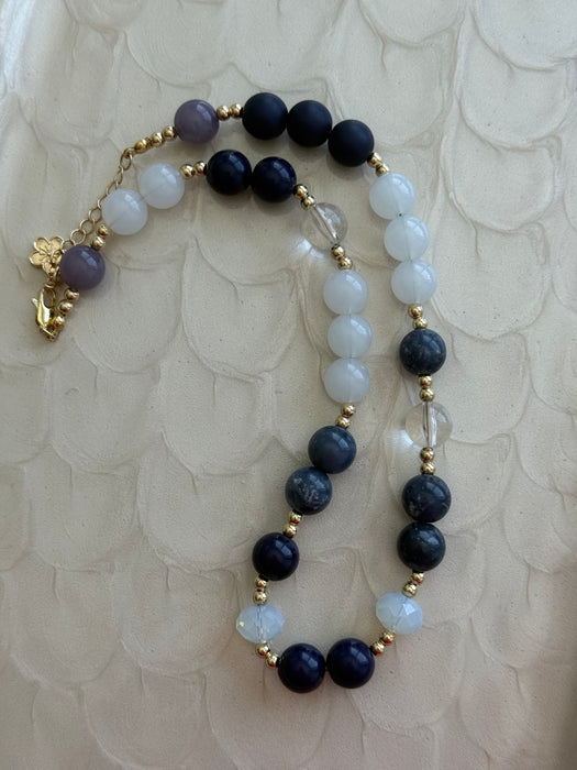 Midnight Beaded Necklace