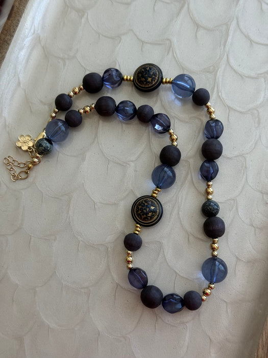 Midnight Beaded Necklace
