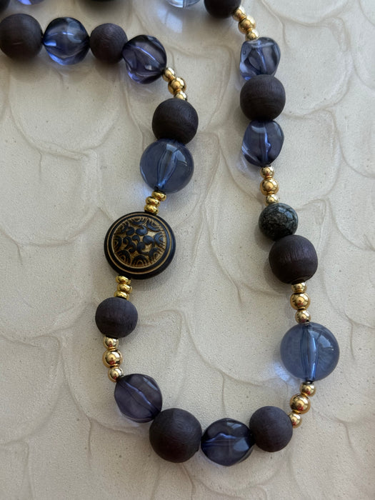 Midnight Beaded Necklace