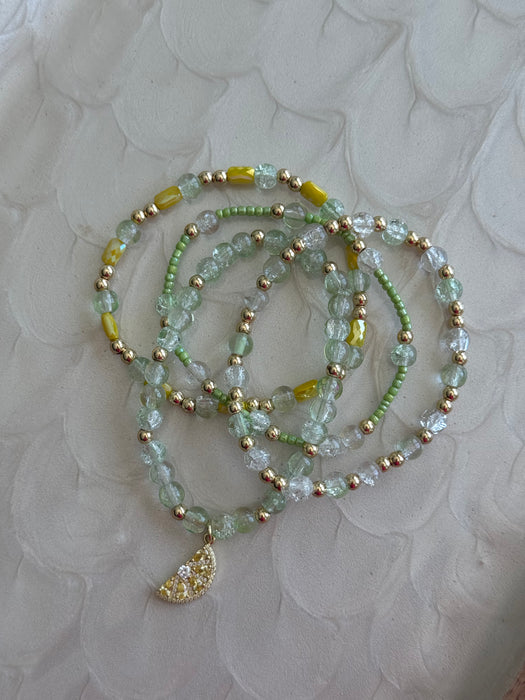 Lemon Bracelet Set