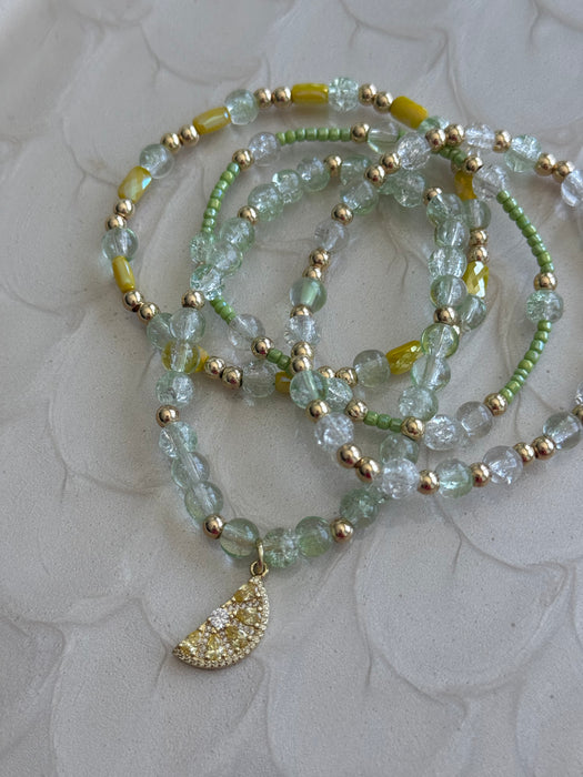 Lemon Bracelet Set