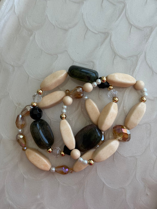 Cream Everyday Bracelet Set