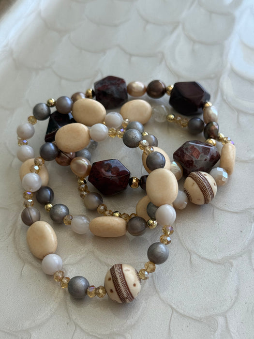 Brown Beige Bracelets