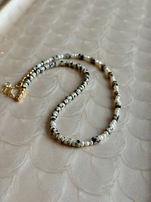Dalmatian Pearl Necklace